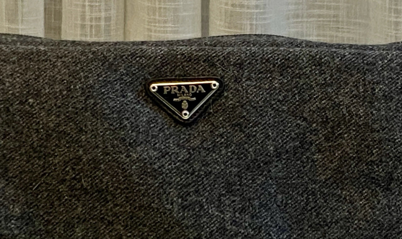 Prada clutch/ make up bag