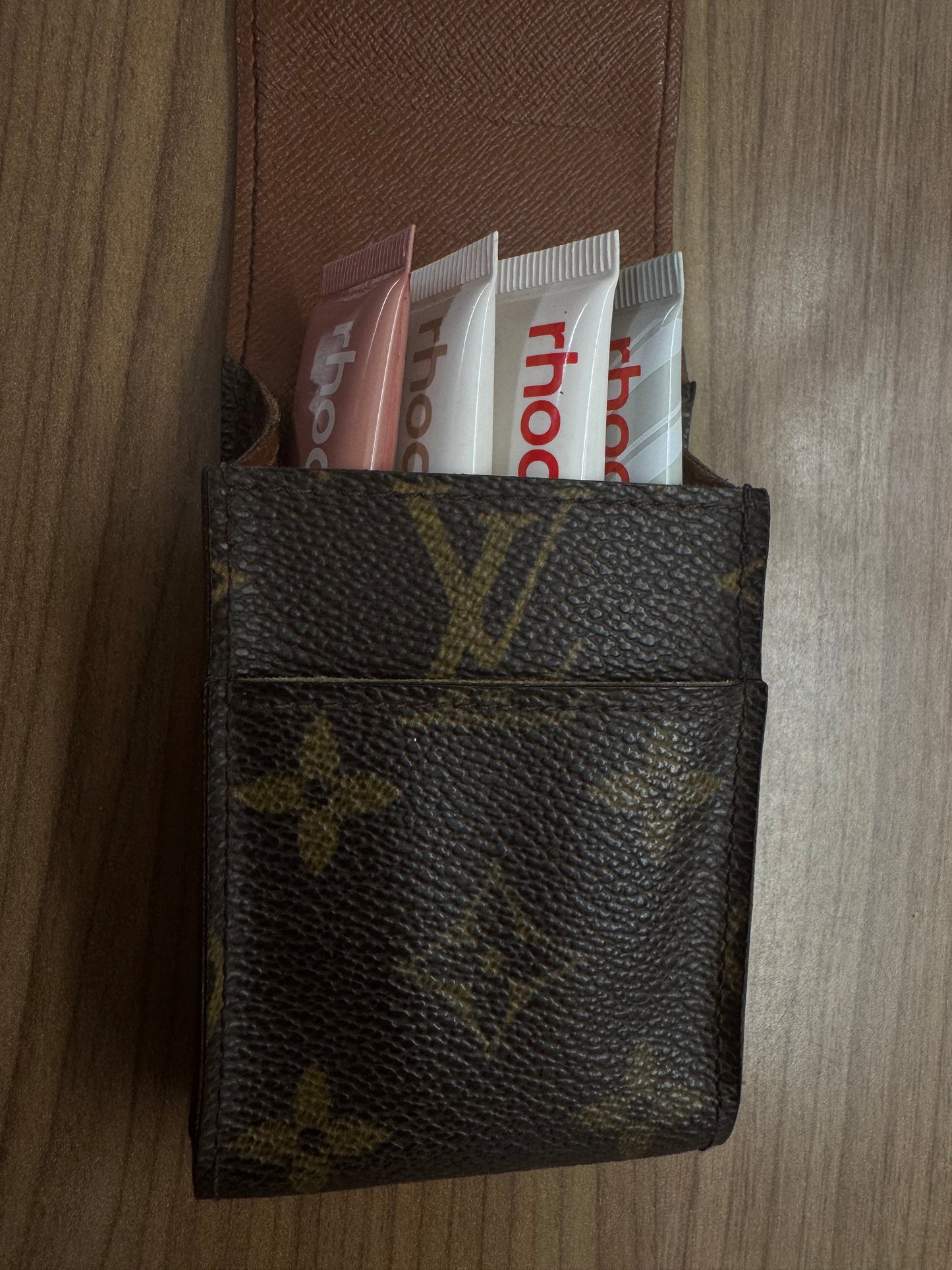 Louis Vuitton lipstick and card holder