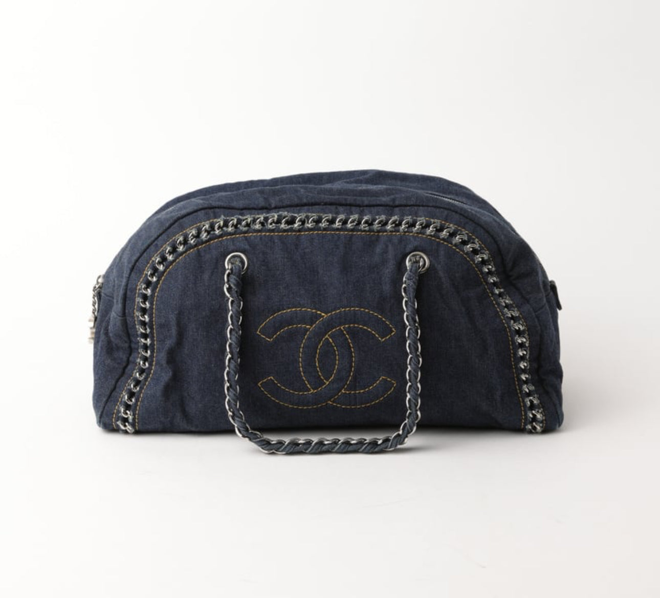 Chanel denim bowling bag π§³ππ