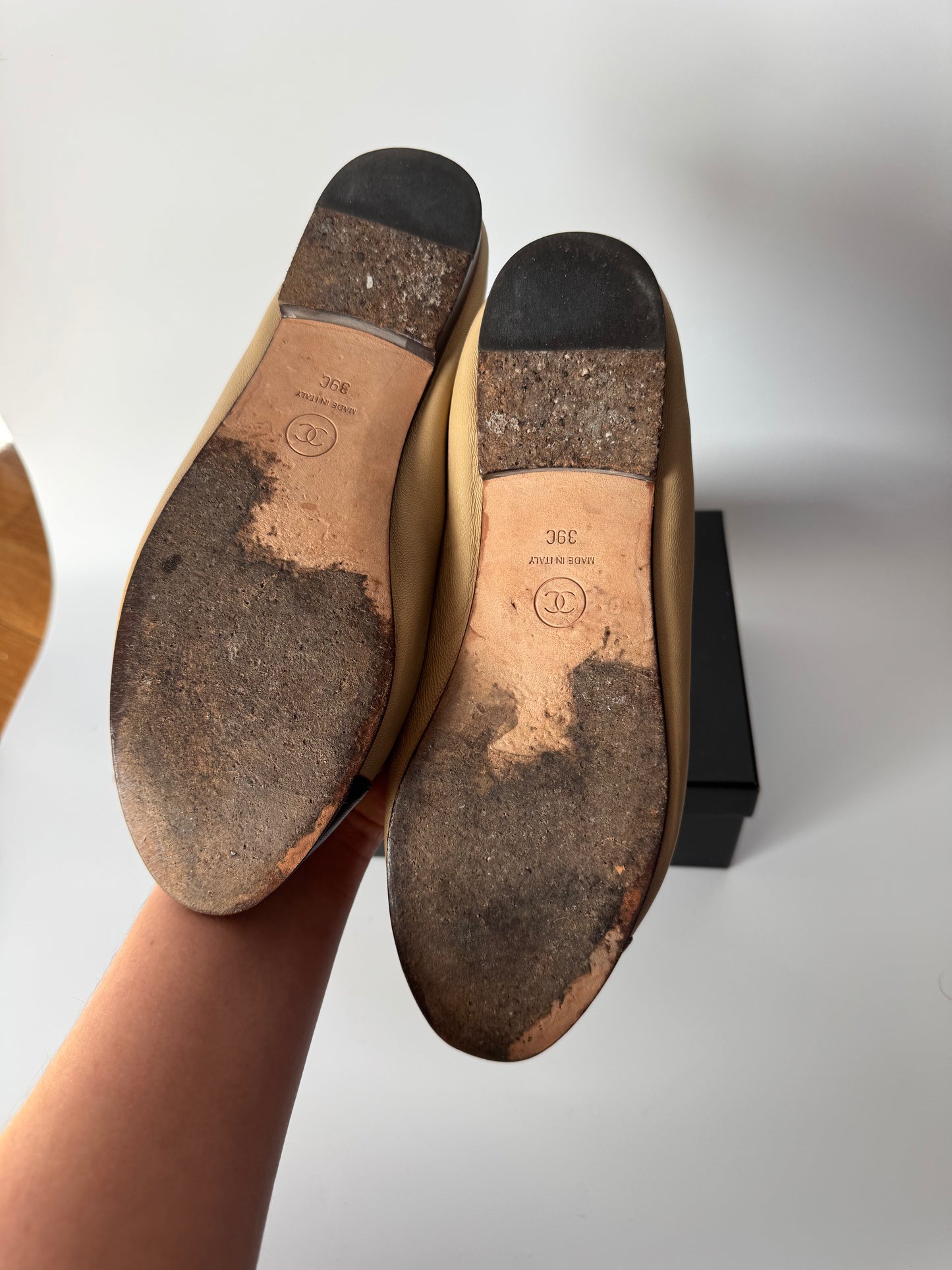 Classic Chanel ballet flats