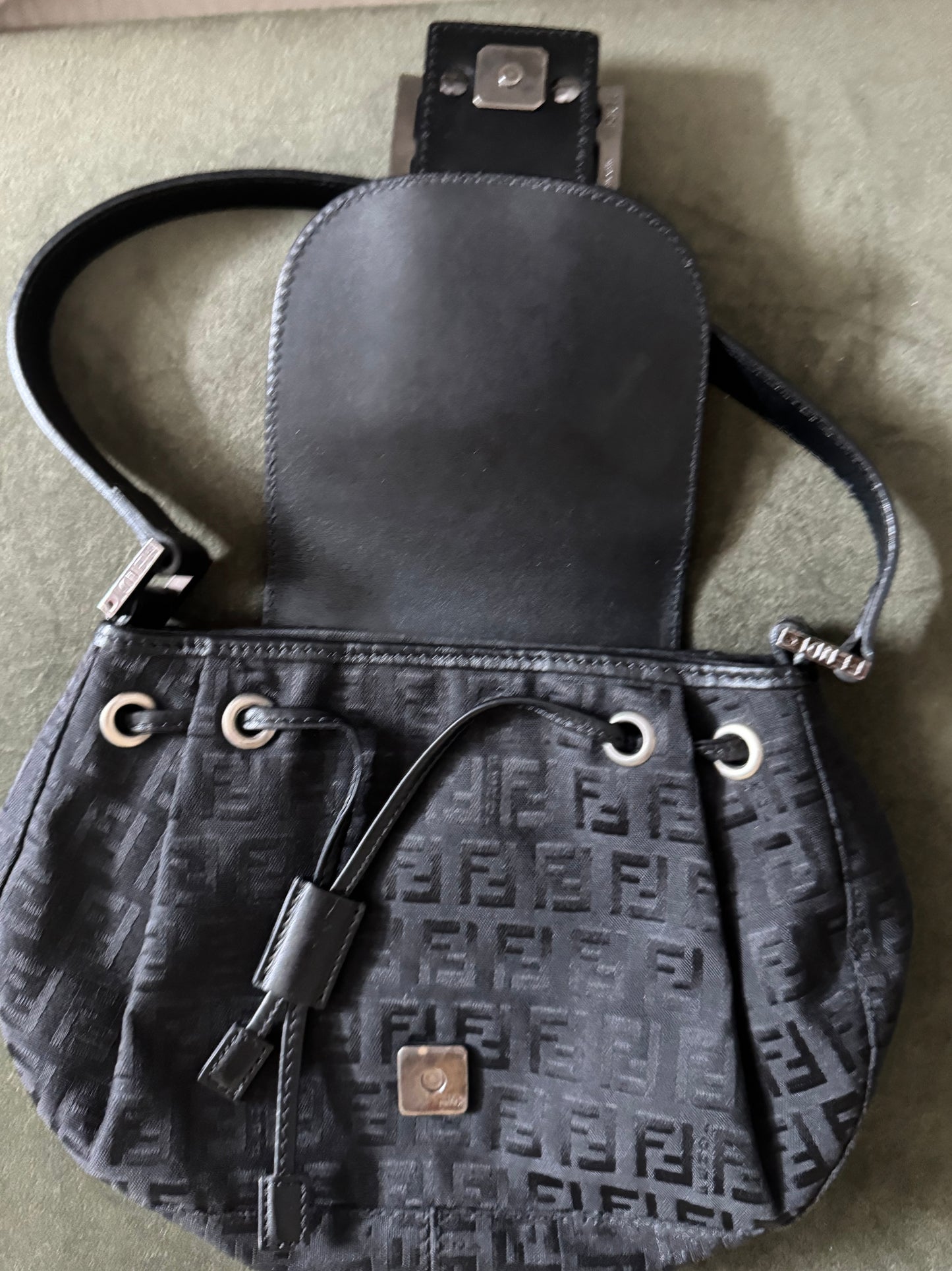 Fendi zuccachino FF mini bag