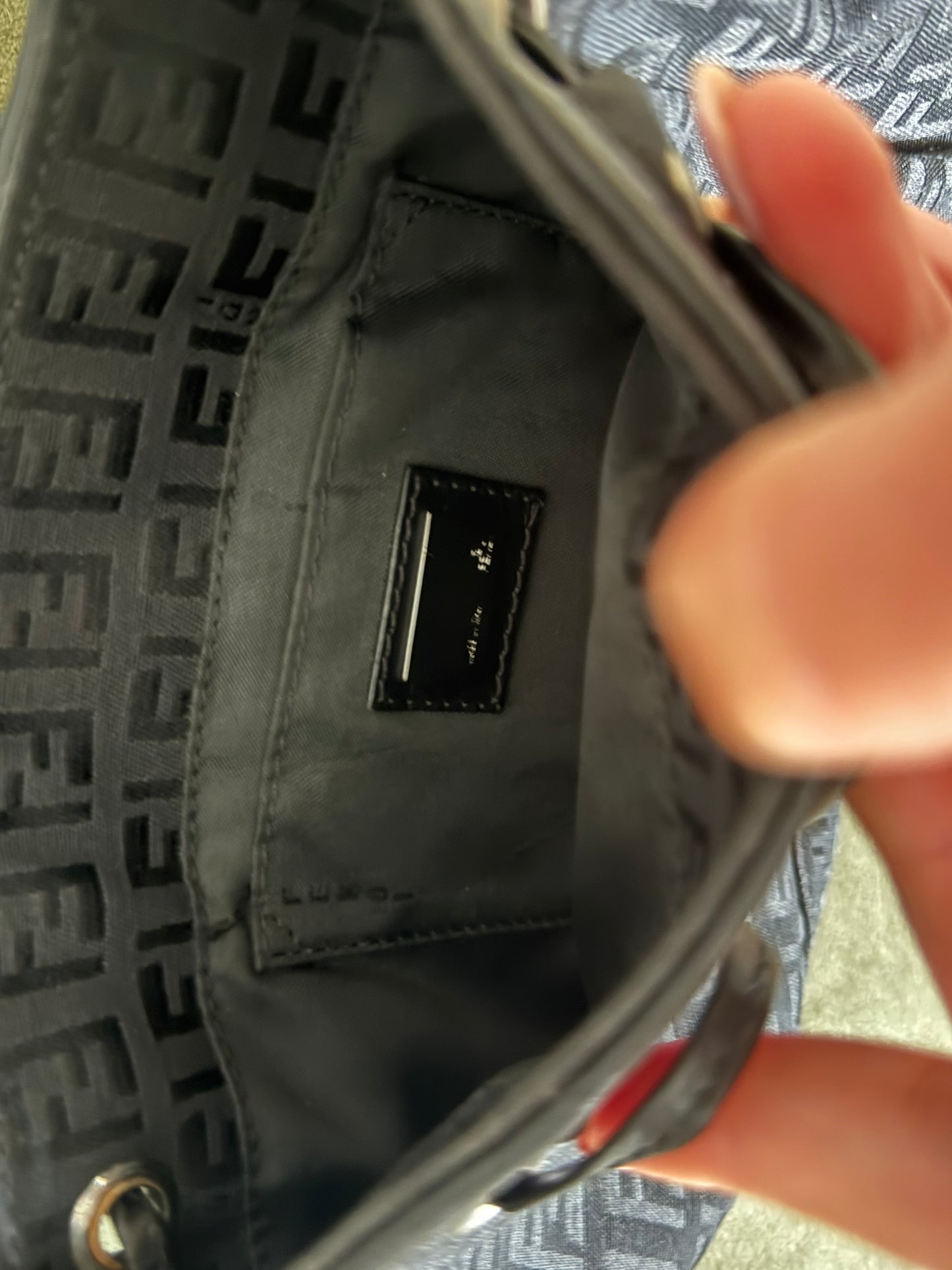 Fendi zuccachino FF mini bag