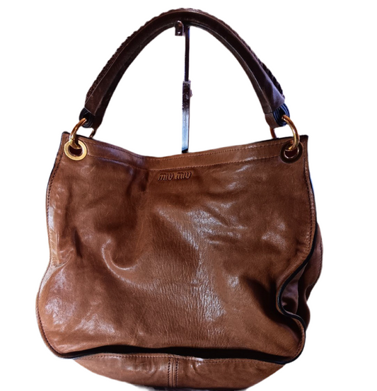 Miu Miu satchel brown bag