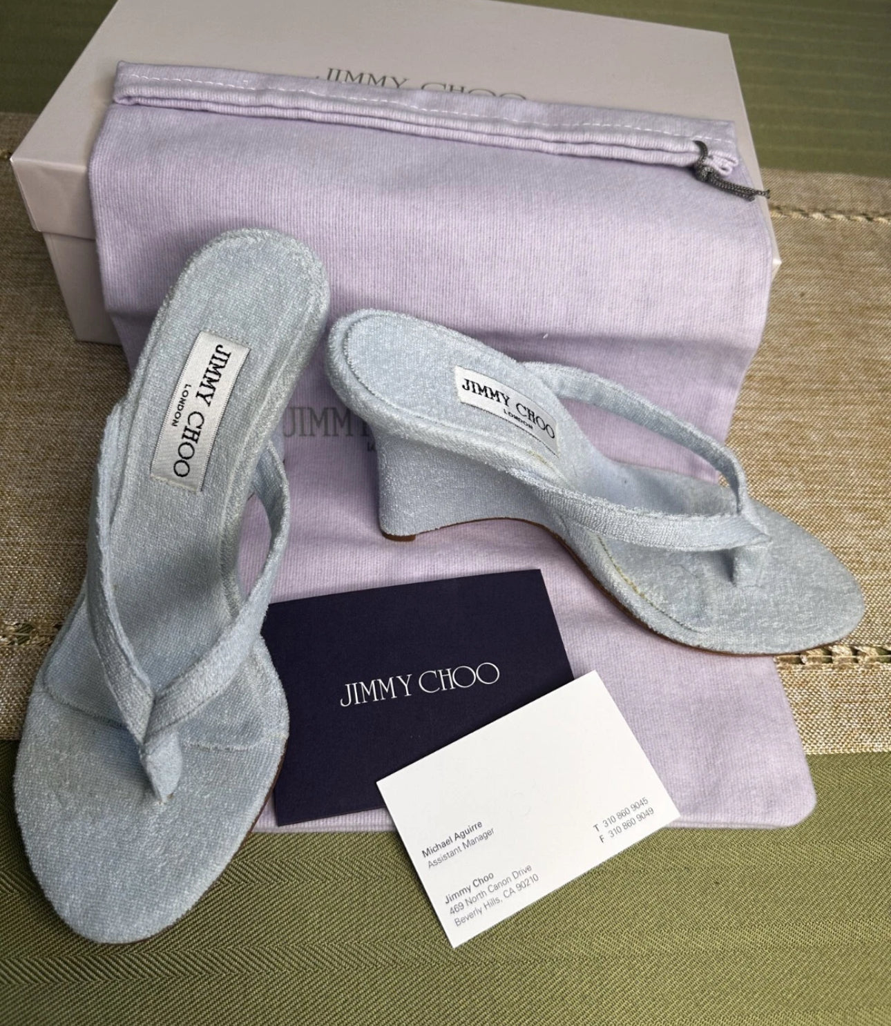 Jimmy choo wedges brand new