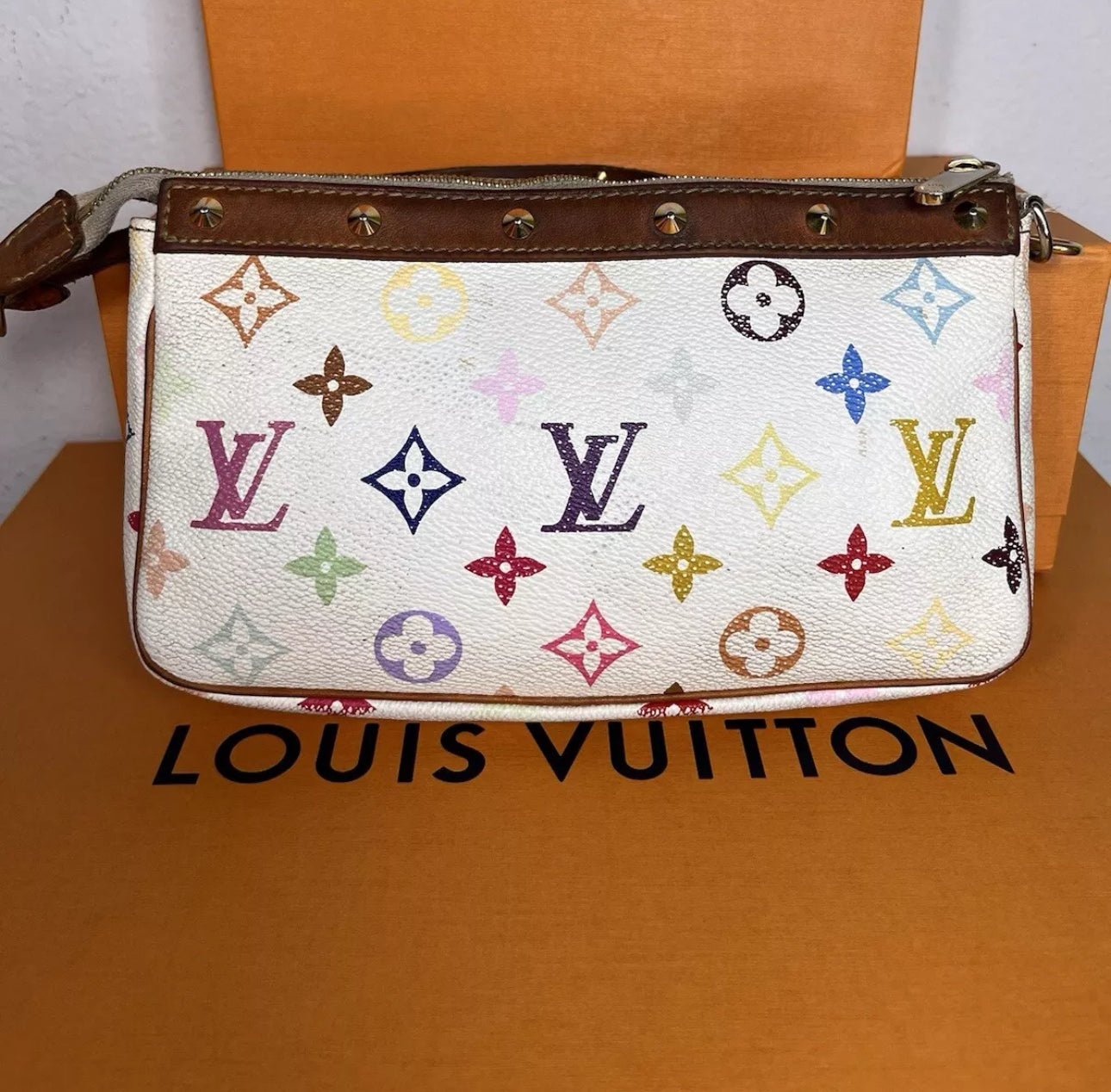 Multi color Louis Vuitton pochette