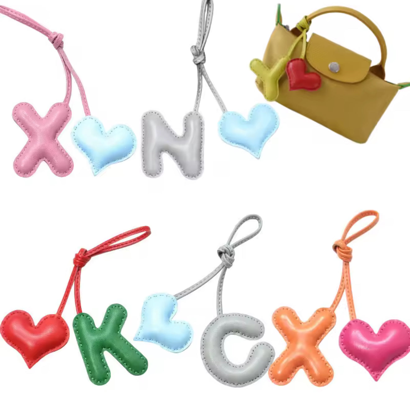 Initial bag charm!