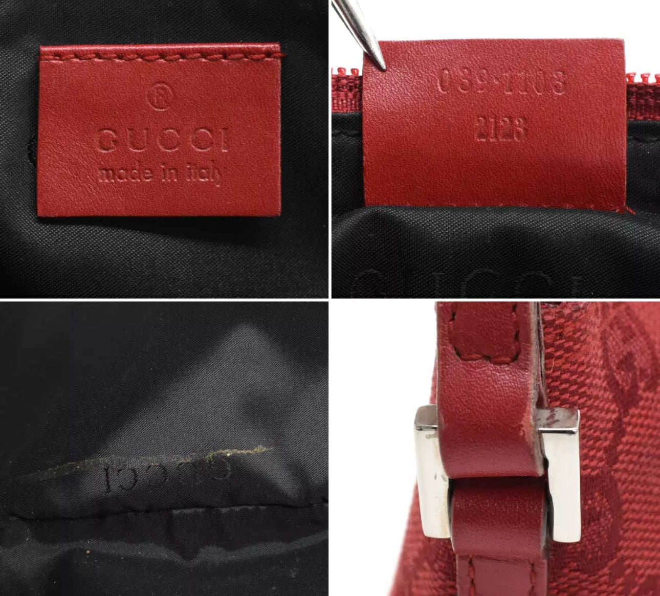 Gucci boat bag red