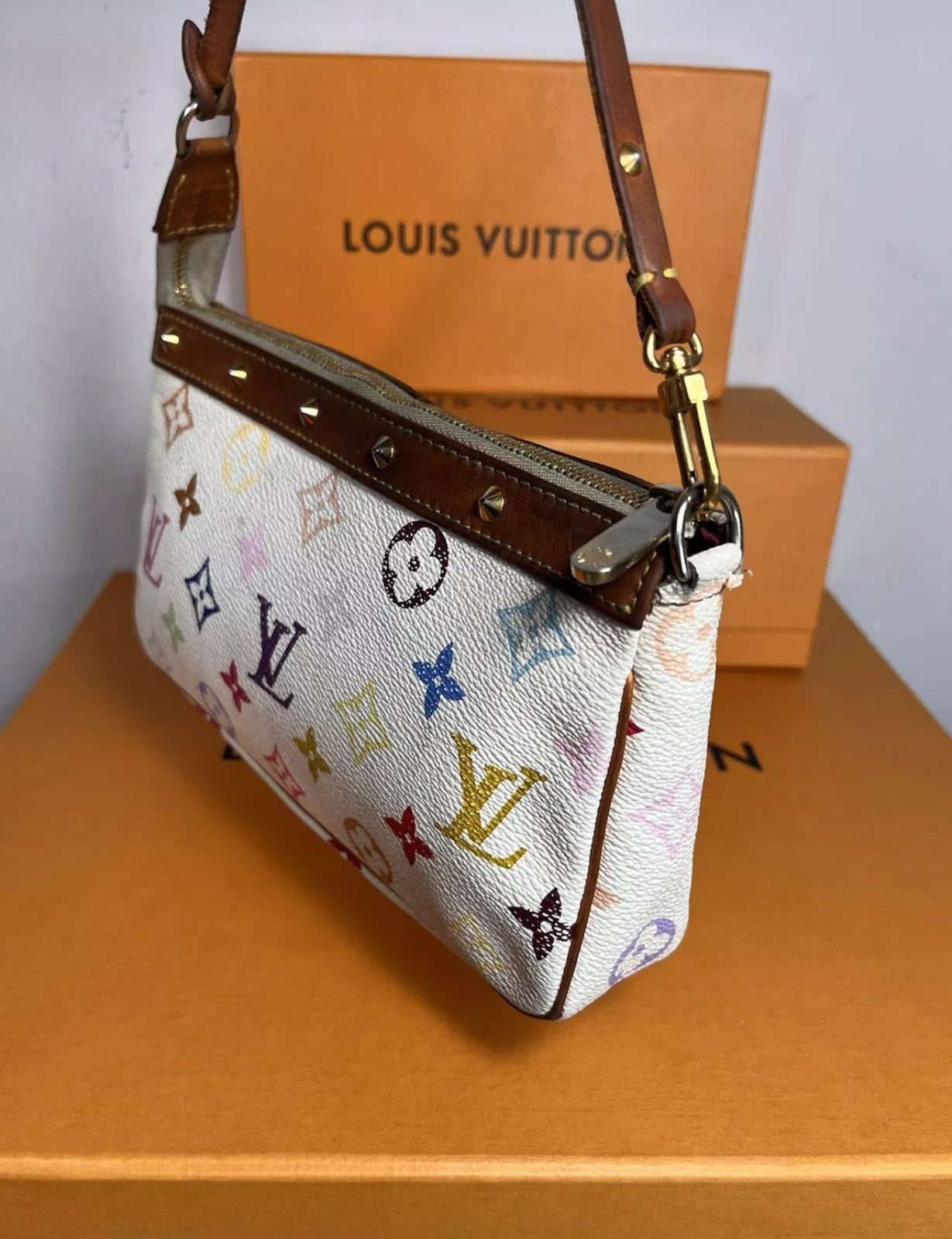 Multi color Louis Vuitton pochette