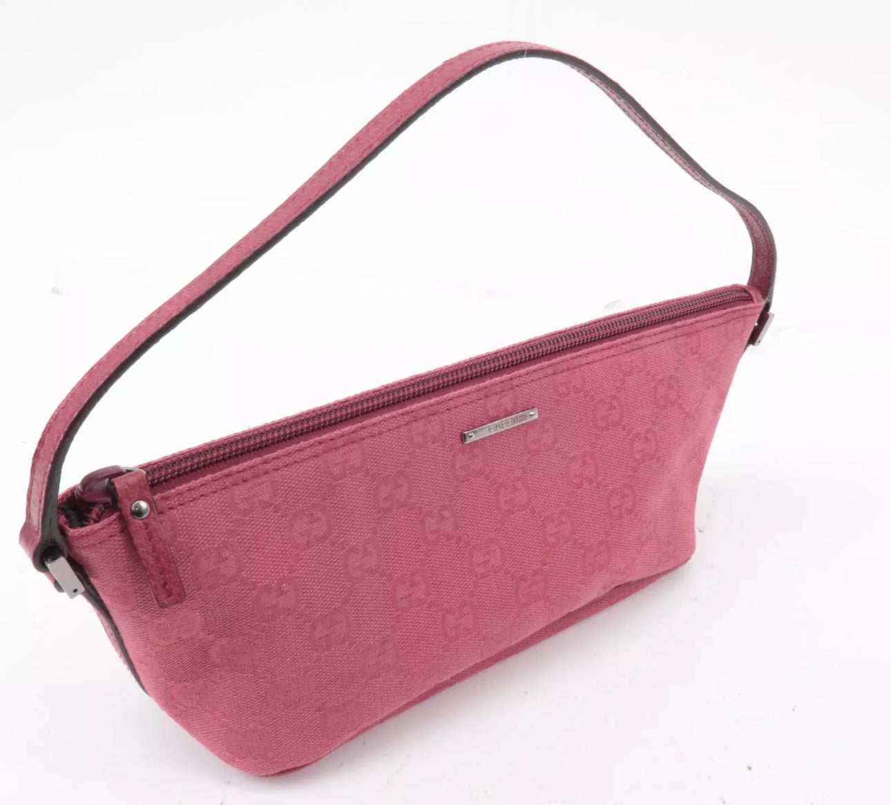 GUCCI Boat Bag Pouch Pink