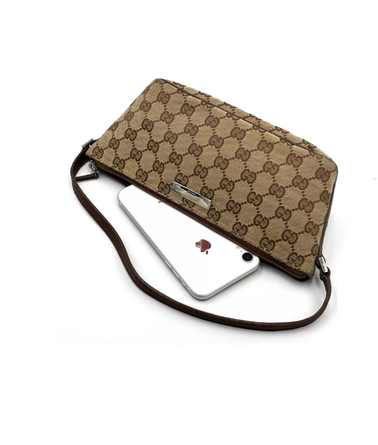 Gucci boat bag brown