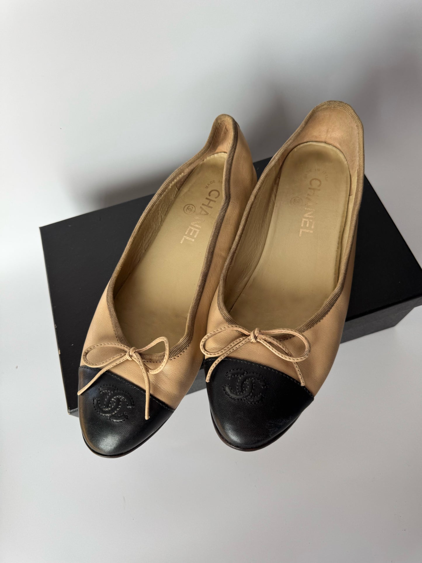 Classic Chanel ballet flats