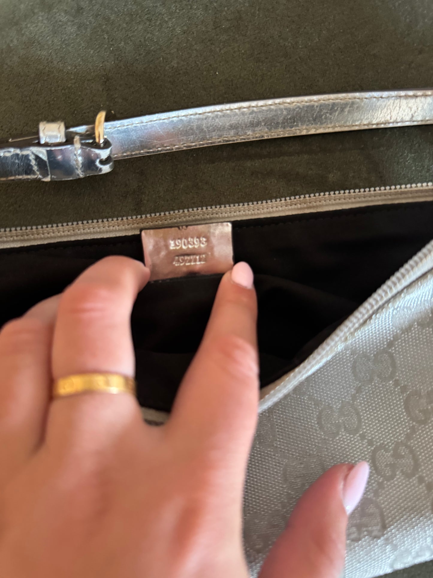 GG LUREX metallic boat pochette ✨✨